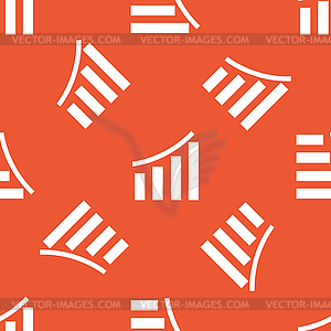 Оранжевый бар графический рисунок - изображение в векторе / векторный клипарт