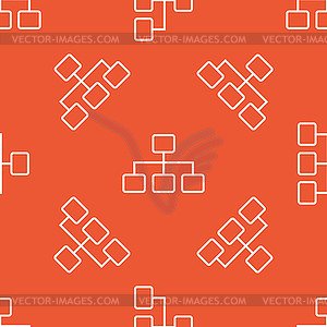 Оранжевый схема модели - векторное изображение EPS