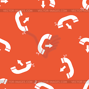 Orange outgoing call pattern - royalty-free vector image