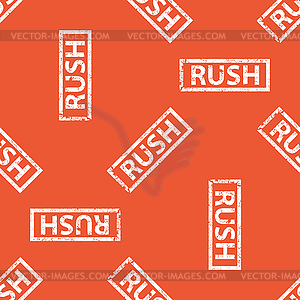 Оранжевый RUSH марка модель - клипарт в векторном виде