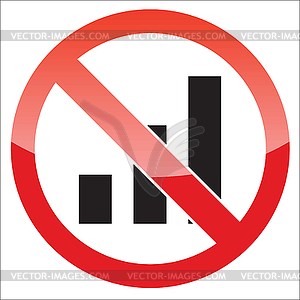 Sound forbidden icon - vector clip art