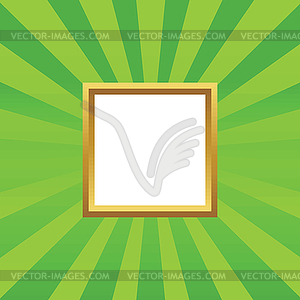 Empty picture icon - vector image