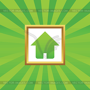 Home picture icon - vector image