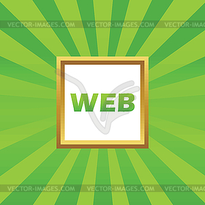 WEB picture icon - vector clipart