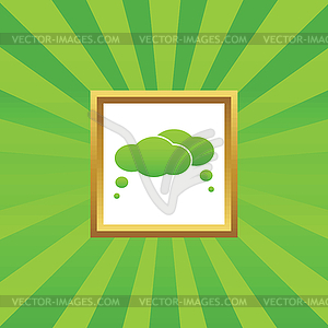 Thoughts picture icon - vector clipart