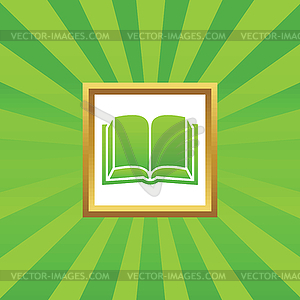 Book picture icon - vector image
