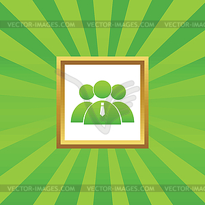 User group picture icon - vector image