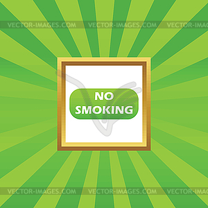 No smoking picture icon - vector image