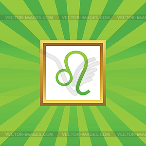 Leo picture icon - vector image