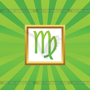 Virgo picture icon - vector EPS clipart