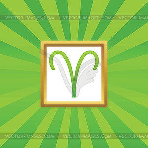 Aries picture icon - vector clipart