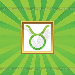 Taurus picture icon - vector image