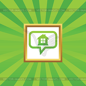 House message picture icon - vector image