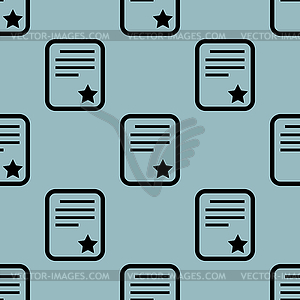 Pale blue best document pattern - vector clipart