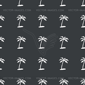 Straight black vacation pattern - royalty-free vector clipart