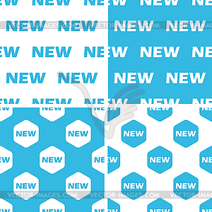 NEW patterns set - vector image