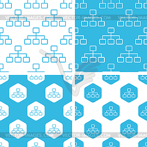 Scheme patterns set - vector image