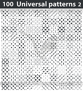 Universal patterns set - vector image