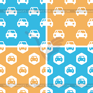 Car pattern set, - vector image