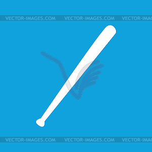 Baseball bat icon, simple - vector clipart