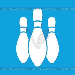 Three skittles icon, simple - vector clip art