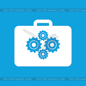 Tool bag icon, simple - vector clipart