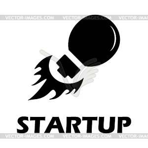 Startup sign - vector clip art