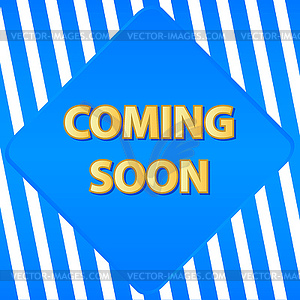 Coming soon banner - vector clip art