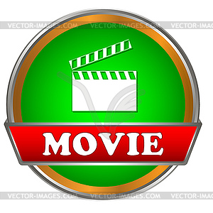 Movie logo - vector image