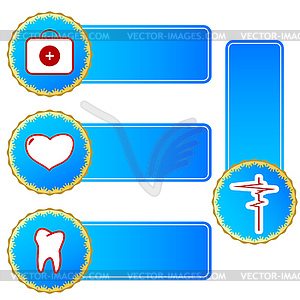 Medical icon set - vector clip art