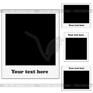 Photo frame set - vector clipart