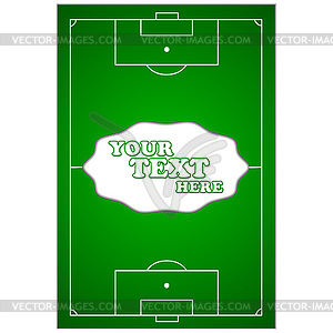 Football background - vector image