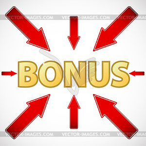 New bonus icon - vector clipart