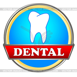 Dental icon - vector image