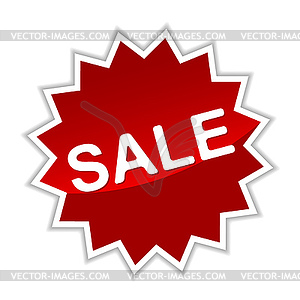 Sale icon - color vector clipart