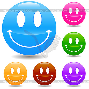 Smile face - vector image