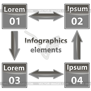 Infographics elements - vector image