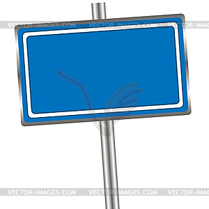 Outdoor billboard banner - vector clipart