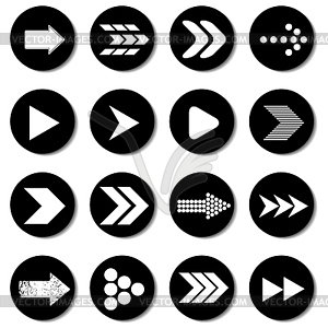 Set of Arrows - vector image