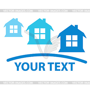 Real estate sign - vector clipart