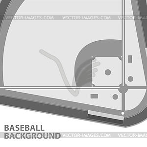Baseball background - vector image