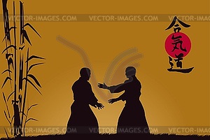 Aikido - vector clipart