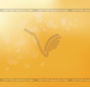 Light on an orange background - royalty-free vector image