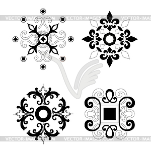 Vignettes - vector EPS clipart