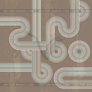 Retro abstract background - stock vector clipart