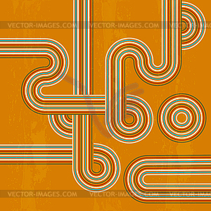 Retro abstract background - vector clipart
