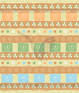 Beautiful and vintage background - royalty-free vector clipart