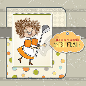 Best wifehouse certificate - vector clip art