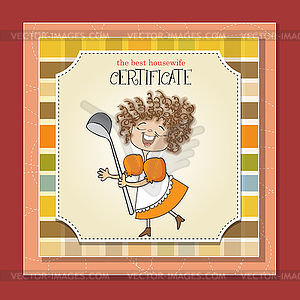 Best wifehouse certificate - vector clipart
