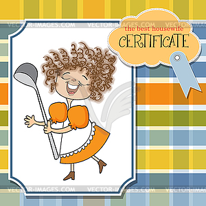 Best wifehouse certificate - vector EPS clipart